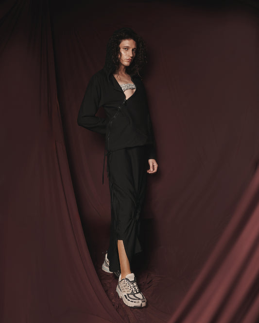 chaqueta tripa con balaclava