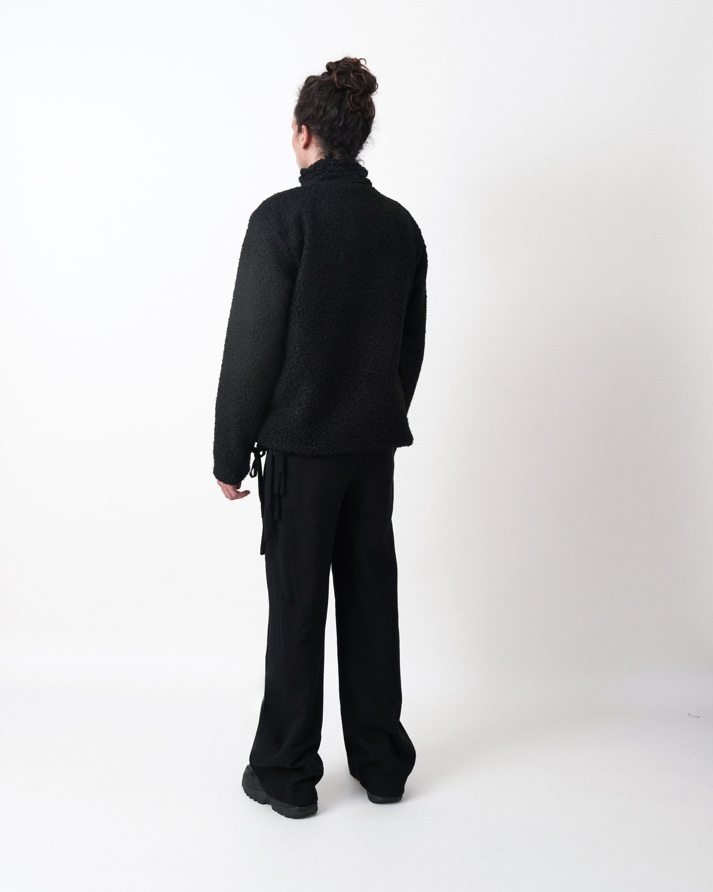 chaqueta tripa en bouclé