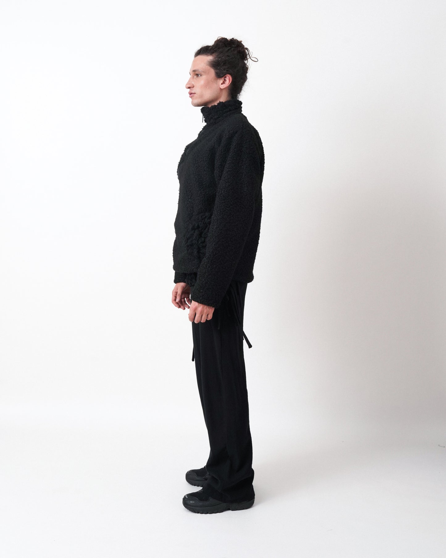 chaqueta tripa en bouclé